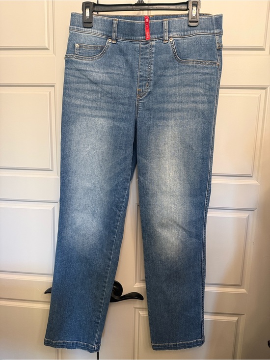 SPANX Denim - SPANX Women's Straight Leg Jeans in Blue Denim
